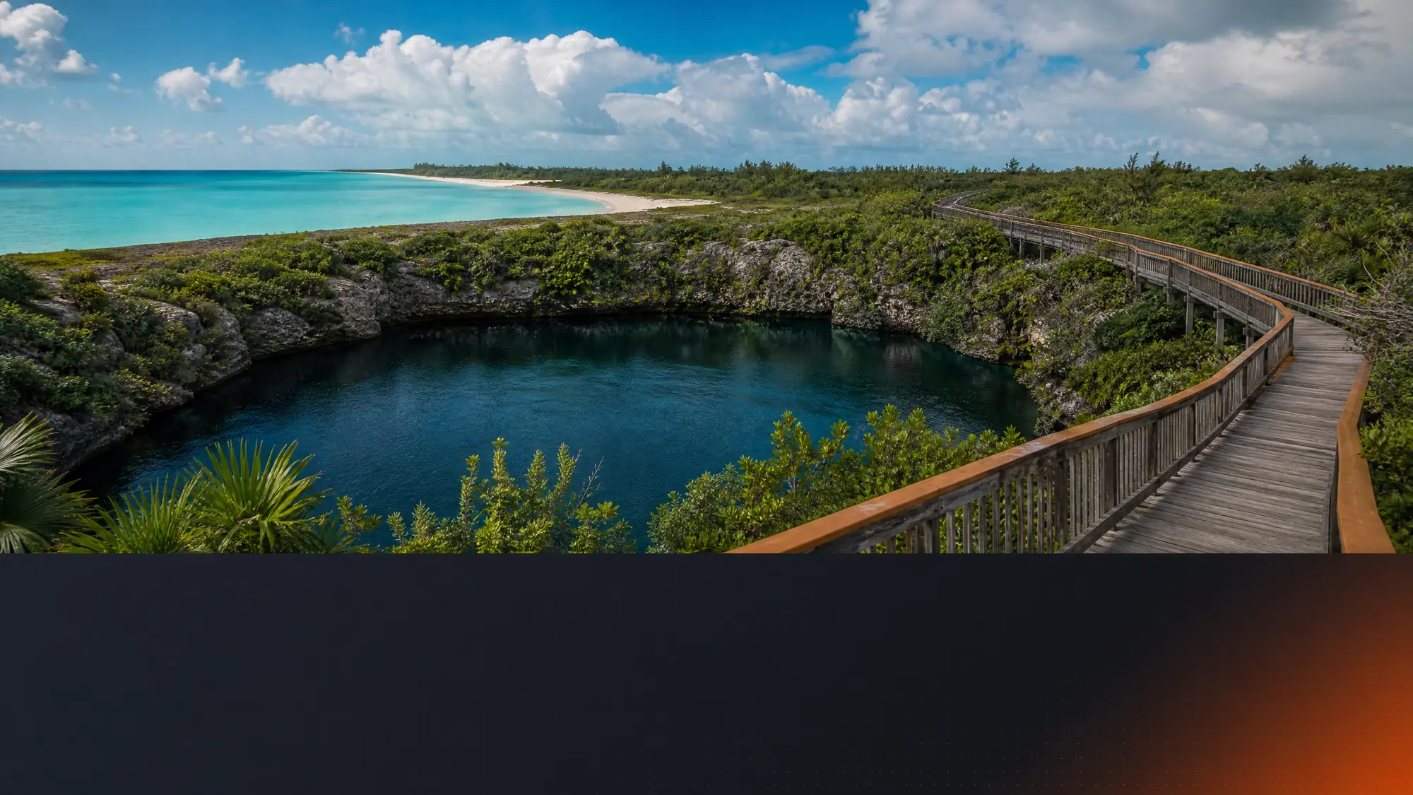 Explore over 6 miles of charted underwater cave tunnels and walk the mangrove boardwalks to Gold Rock Beach. The park features all six Bahamian vegetative zones.